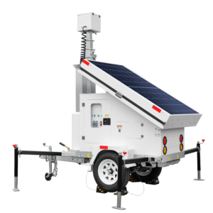 TBPSEC T660-US Pro Mobile Solar Surveillance Trailer for Construction Site Security