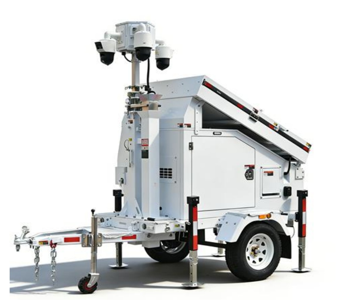 T690S-US Pro Hybrid Solar Surveillance Mobile Trailer